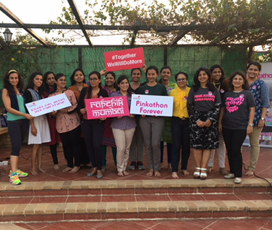 Team Edelweiss gears up for Pinkathon Life-At-Edelweiss